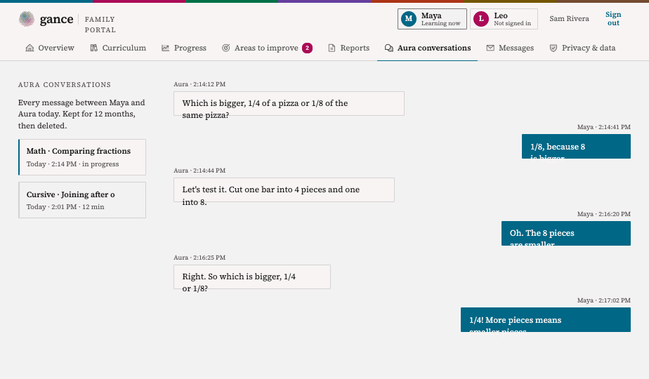 Jero conversations tab